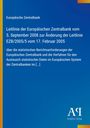 Europäische Zentralbank: Leitlinie für statistische Berichtsanforderungen. Blaues Cover mit gelbem Streifen, Antiphon Verlag-Logo.