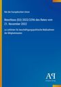 Beschluss (EU) 2022/2296 zu beschäftigungspolitischen Maßnahmen. Blaues Cover, gelber Rand links. Logo rechts unten.