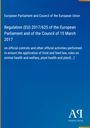European Parliament and Council of the European Union: Regulation (EU) 2017/625 of the European Parliament and of the Council of 15 March 2017, Buch