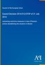 Council of the European Union: Council Decision 2014/512/CFSP of 31 July 2014, Buch