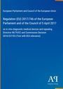 European Parliament and Council of the European Union: Regulation (EU) 2017/746 of the European Parliament and of the Council of 5 April 2017, Buch