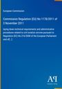 European Commission: Commission Regulation (EU) No 1178/2011 of 3 November 2011, Buch