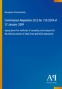European Commission: Regulation (EC) No 152/2009, 27 Jan 2009. Methods for feed control. Blaues Layout mit Verlag-Logo.