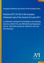 Titel: Directive 2011/61/EU. Thema: Alternative Investment Fund Managers. Farbverlauf von Blau zu Orange. Logo: AQ.