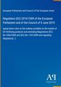 Regulation (EU) 2019/1009 über EU-Düngemittelprodukte. Blauer Hintergrund mit Verlag-Logo.