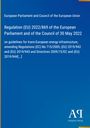 European Parliament and Council of the European Union: Regulation (EU) 2022/869 of the European Parliament and of the Council of 30 May 2022, Buch