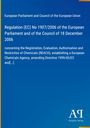 European Parliament and Council of the European Union: Regulation (EC) No 1907/2006 of the European Parliament and of the Council of 18 December 2006, Buch