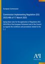 Text: EU-Verordnung, 2025/486. Hintergrund: Blau, mit gelbem Rand links. Unten rechts: Logo "Antiphon Verlag".