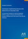 Covertext: European Commission, Implementing Decision (EU) 2023/2723, harmonised standards for electrical equipment.