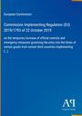 European Commission: Commission Implementing Regulation (EU) 2019/1793 of 22 October 2019, Buch