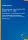European Commission: Commission Implementing Regulation (EU) 2021/808 of 22 March 2021, Buch