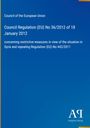 Council of the European Union: Council Regulation (EU) No 36/2012 of 18 January 2012, Buch
