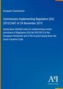 European Commission: Commission Implementing Regulation (EU) 2015/2447 of 24 November 2015, Buch
