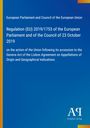 European Parliament and Council of the European Union: Regulation (EU) 2019/1753 of the European Parliament and of the Council of 23 October 2019, Buch