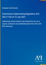 Titel: "Commission Implementing Regulation (EU) 2021/1165". Blaues Cover mit gelbem Rand und Verlagslogo.