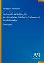 Europäische Kommission, Leitlinien für Beihilfen im Fischerei- und Aquakultursektor. Blau mit gelbem Rand. Links Text, unten Logo.