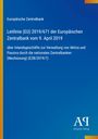 Oben links: "Europäische Zentralbank". Titel: "Leitlinie (EU) 2019/671...". Unten rechts: Logo mit "Antiphon Verlag".