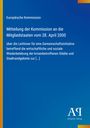 Text: Mitteilung der Kommission an die Mitgliedstaaten vom 28. April 2000. Blau mit gelbem Streifen links. "AΠ" Logo unten.