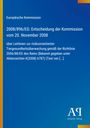 Europäische Kommission, Entscheidung 2008/896/EG zur Tiergesundheitsüberwachung. Blaues Cover mit Logo "Antiphon Verlag".
