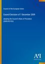 "Council Decision of 1 December 2009," blauer Hintergrund mit gelbem Streifen links, Logo unten rechts.
