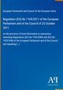 European Parliament and Council of the European Union: Regulation (EU) No 1169/2011 of the European Parliament and of the Council of 25 October 2011, Buch