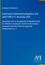 European Commission: Commission Implementing Regulation (EU) 2020/1988 of 11 November 2020, Buch