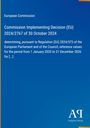 "European Commission: Implementing Decision (EU) 2024/2767, 30 October 2024. Blue Hintergrund mit Verlag-Logo unten."
