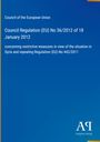 Council of the European Union: Council Regulation (EU) No 36/2012 of 18 January 2012, Buch