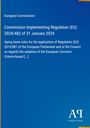 Titel: Commission Implementing Regulation (EU) 2024/482. Blaue Hintergrund. Unten rechts ein Logo.