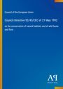 Council of the European Union: Council Directive 92/43/EEC of 21 May 1992, Buch