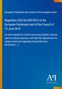 Titel: "Regulation (EU) No 609/2013". Blau mit gelbem Rand. Logo mit "AQ" unten rechts.