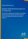 Beschluss (GASP) 2022/266 über Maßnahmen gegen die illegale Annexion ukrainischer Gebiete. Logo von Antiphon Verlag.