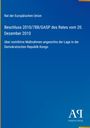 Rat der Europäischen Union: Beschluss 2010/788/GASP des Rates vom 20. Dezember 2010, Buch