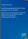 Europäische Kommission: Durchführungsbeschluss (EU) 2025/1708 der Kommission vom 29. Juli 2025, Buch