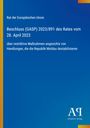 Rat der Europäischen Union: Beschluss (GASP) 2023/891 des Rates vom 28. April 2023, Buch