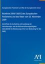Blauer Hintergrund mit Titel der EU-Richtlinie 2009/138/EG zur Versicherungs- und Rückversicherungstätigkeit. Logo unten.