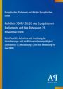 Text über EU-Richtlinie zu Versicherungen. Blaues Design mit gelb-orangenem Streifen links und AQ-Logo unten rechts.