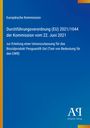 Europäische Kommission, Durchführung der Verordnung EU 2021/1044 vom 22. Juni 2021; blaues Layout mit gelbem Rand.