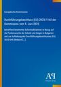 Durchführungsbeschluss (EU) 2025/1160, Maßnahmen Pockenseuche Schafe/Ziegen Bulgarien; blaues Layout, weißer Text.