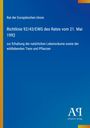 Text: "Rat der Europäischen Union, Richtlinie 92/43/EWG des Rates vom 21. Mai 1992, zur Erhaltung der natürlichen Lebensräume..." Blaues Design mit Logo.