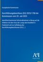 Europäische Kommission: Durchführungsbeschluss (EU) 2025/1708 der Kommission vom 29. Juli 2025, Buch
