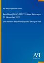 Rat der Europäischen Union: Beschluss (GASP) 2022/2319 des Rates vom 25. November 2022, Buch