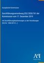 Europäische Kommission: Durchführungsverordnung (EU) 2020/761; 17. Dezember 2019. Blaues Cover mit Verlag-Logo.