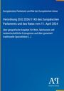 Europäisches Parlament und Rat der EU, Verordnung (EU) 2024/1143, geografische Angaben, blauer Hintergrund, Antiphon Verlag Logo.