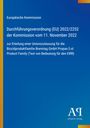 Europäische Kommission, Verordnung (EU) 2022/2252, Unionszulassung für Biozidprodukte. Blaues Design mit Antiphon Verlag Logo.