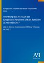 Verordnung (EU) 2017/2226 für ein EES zur Erfassung. Blau mit gelbem Streifen links und Verlag-Logo unten rechts.
