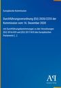 Europäische Kommission, Verordnung (EU) 2020/2235 vom 16. Dezember 2020. Blaues Cover mit Antiphon Verlag Logo.