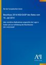 Rat der Europäischen Union, Beschluss 2014/450/GASP des Rates vom 10. Juli 2014 über Maßnahmen zum Sudan. Blaues Layout.