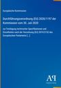Europäische Kommission, Durchführungsverordnung (EU) 2020/1197, 30. Juli 2020. Blau mit weißem Text, Verlagslogo unten.