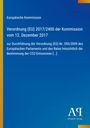 Text über EU-Verordnung zu CO2-Emissionen. Hintergrund in Blau mit gelbem Streifen, unten rechts Logo "Antiphon Verlag".